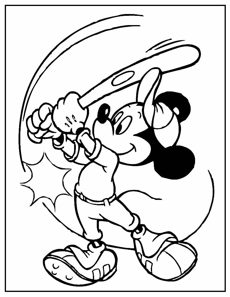 Páginas para colorir de Mickey