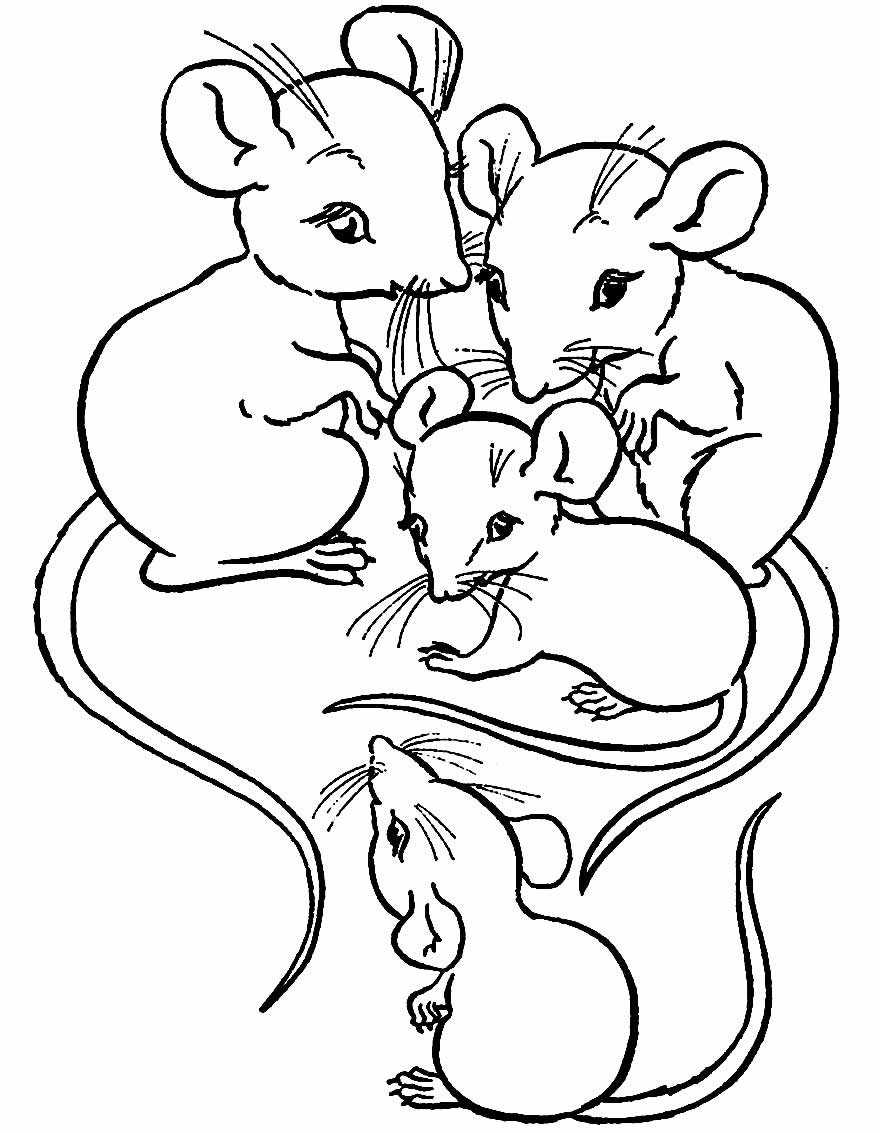 Desenhos de Ratinhos