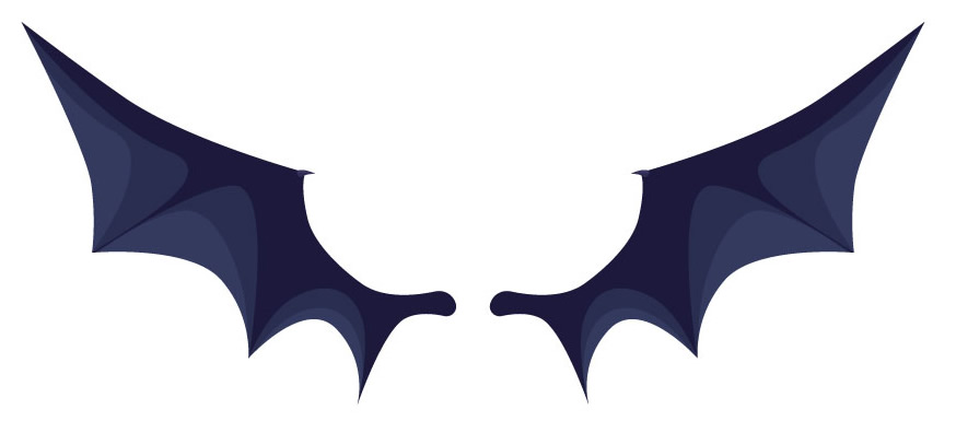 Molde de asas de morcego