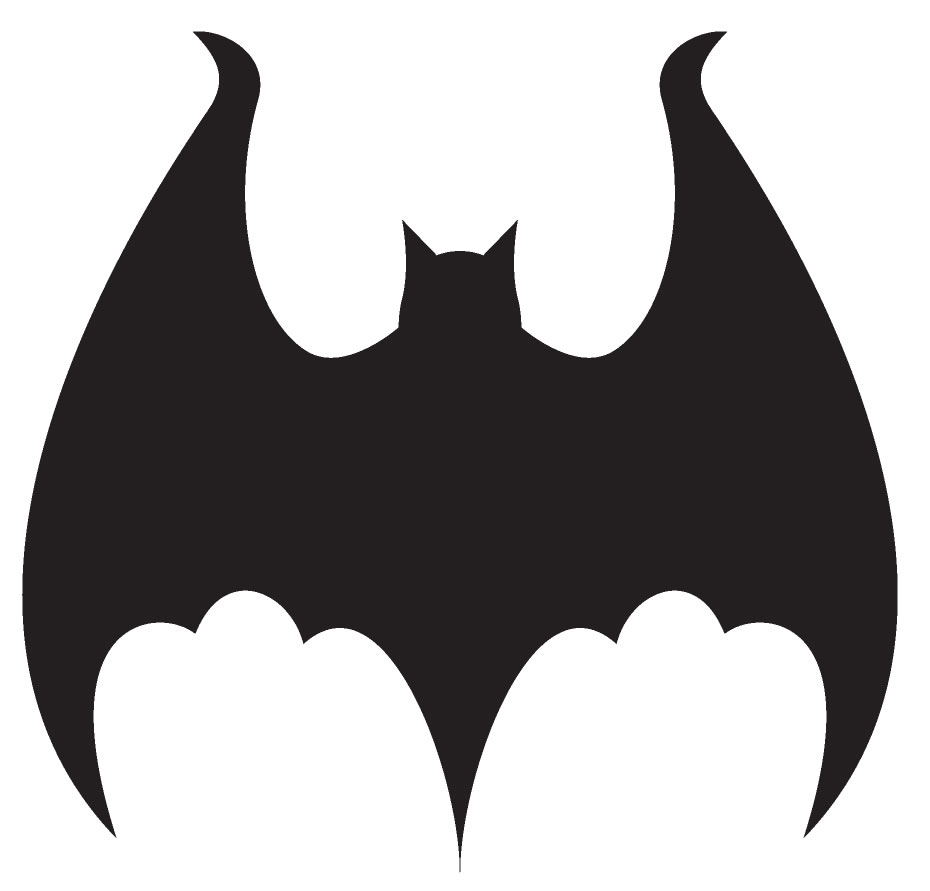Molde de morcego para imprimir