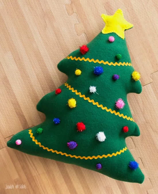 Árvore de Natal de tecido