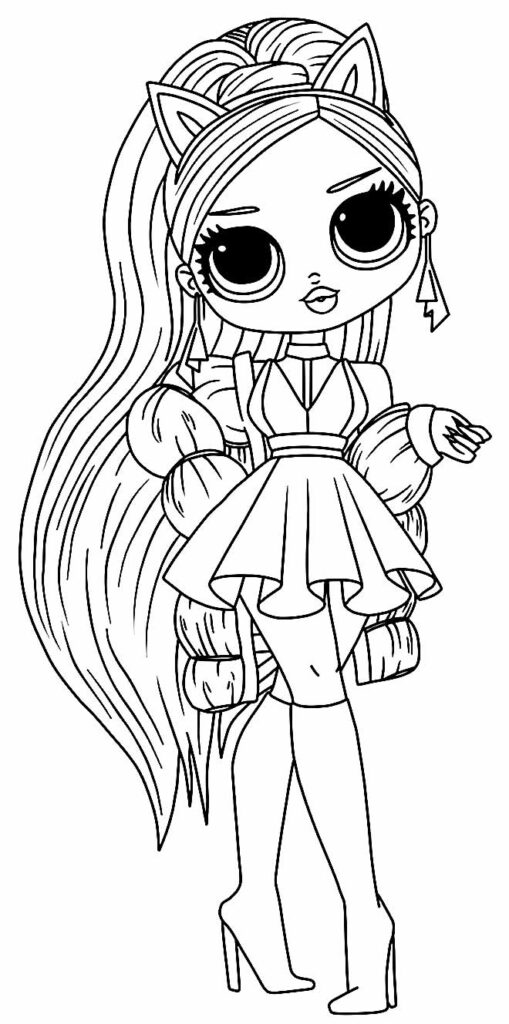 60+ Desenhos para colorir da boneca LOL - Dicas Práticas