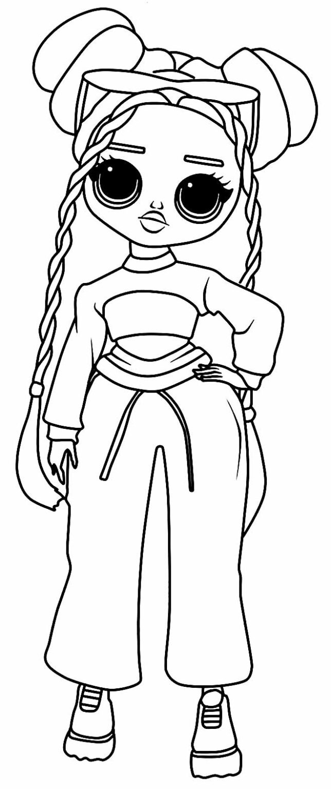 60+ Desenhos para colorir da boneca LOL - Dicas Práticas