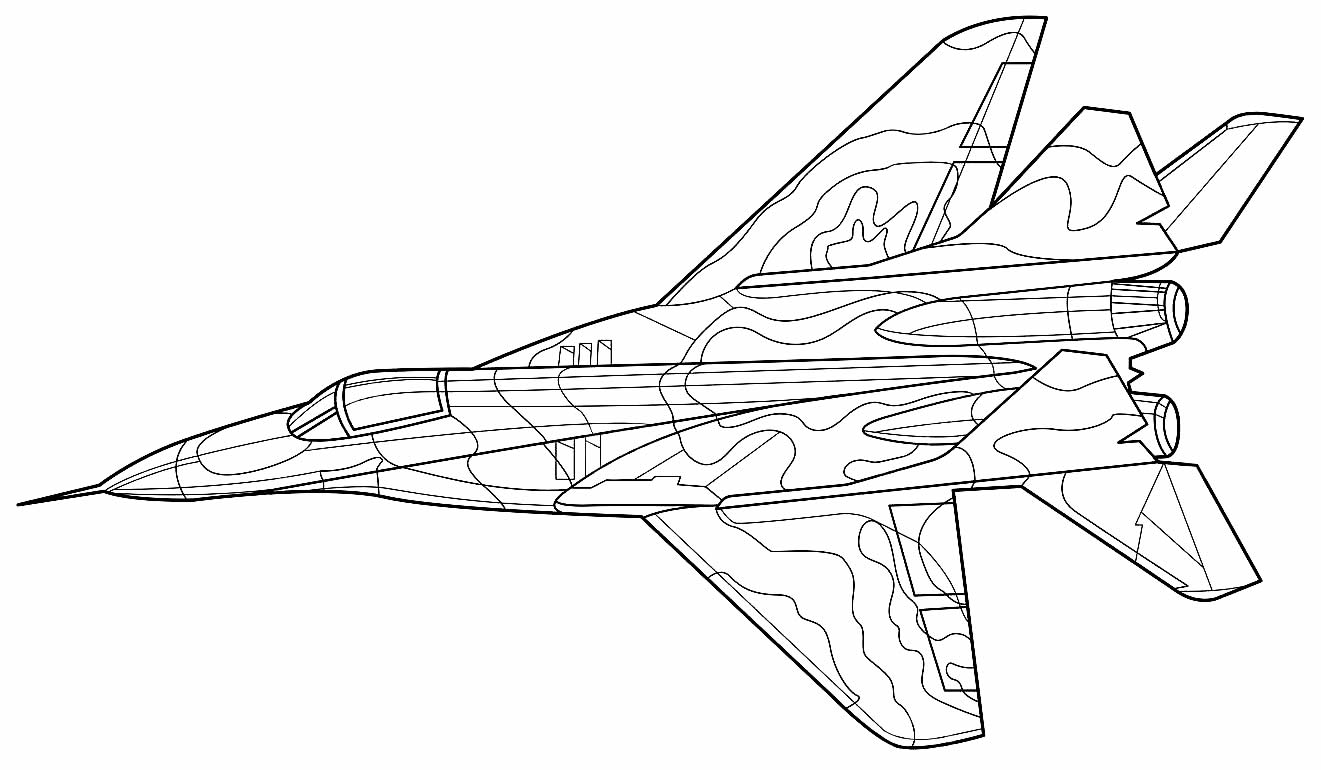 Desenho de Caça para colorir