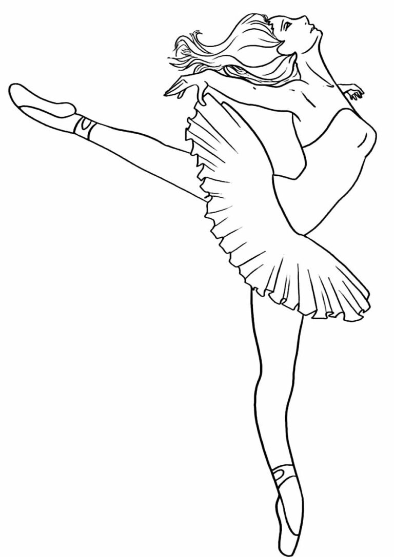 50+ Desenhos de Bailarina para colorir - Dicas Práticas