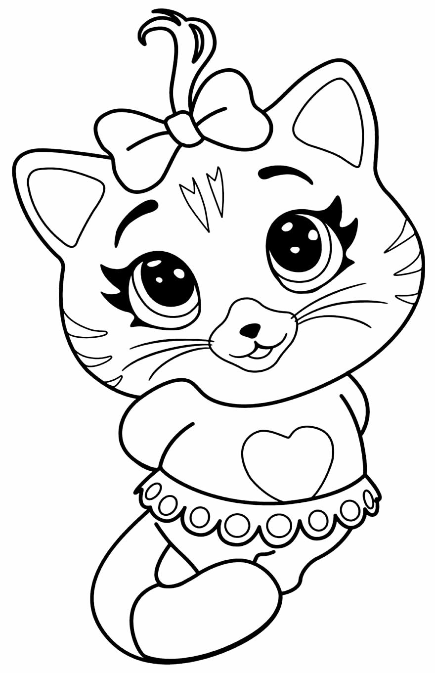 50+ Desenhos de Gatinho para colorir - Pop Lembrancinhas