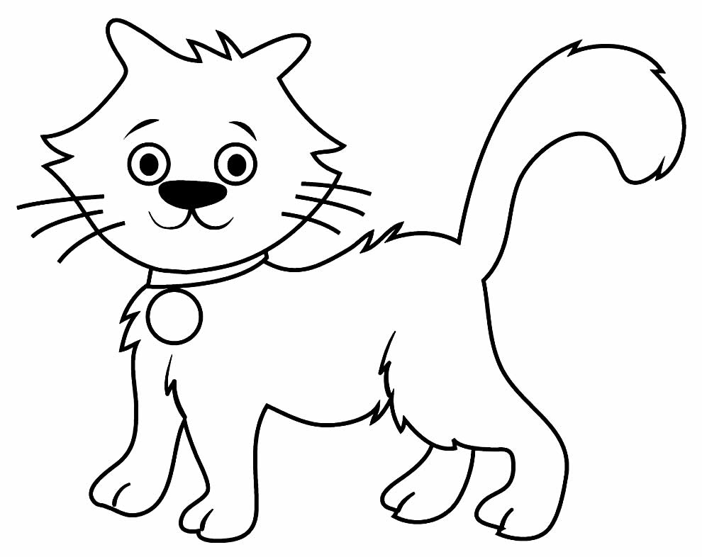 Desenho de Gatinho para colorir