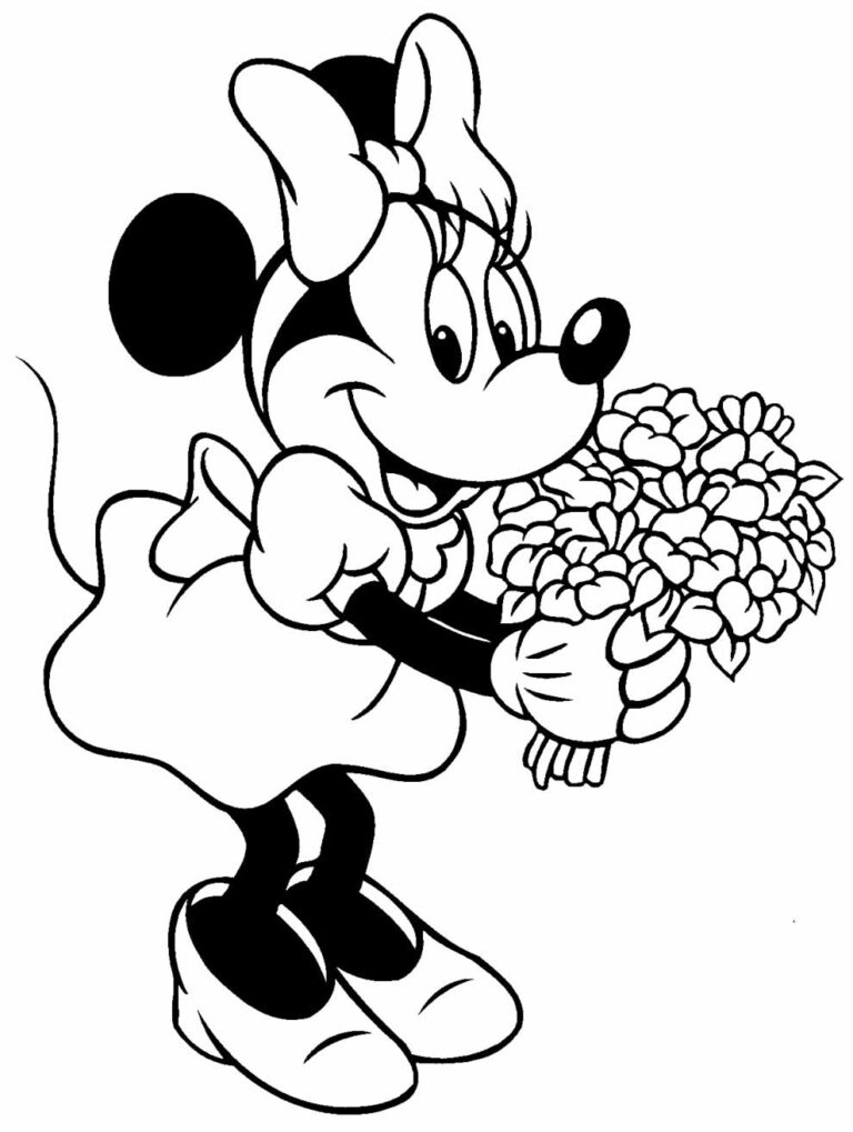 50+ Desenhos para colorir da Minnie - Dicas Práticas
