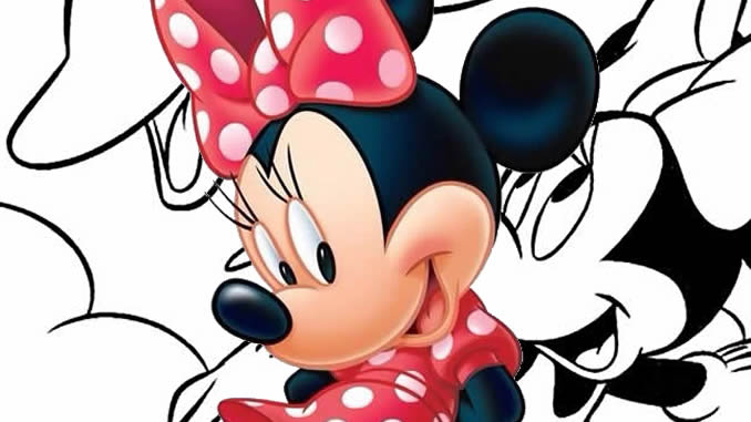 Desenhos da Minnie para colorir