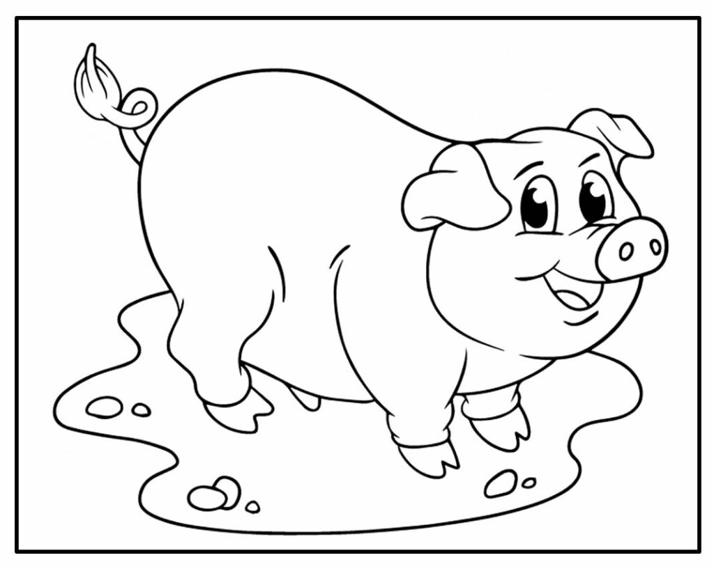 50+ Desenhos de Porquinhos para colorir - Dicas Práticas