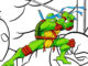 Desenhos Tartarugas Ninja para colorir