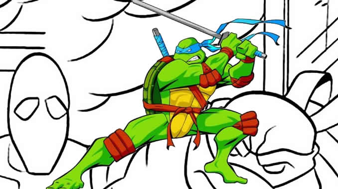 Coloriage de Tartarugas ninjas à telecharger gratuitement - Tartarugas  ninjas - Just Color Crianças : Páginas para colorir para crianças