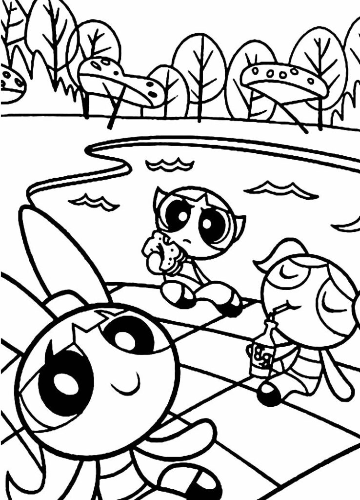 50+ Desenhos das Meninas Super Poderosas para colorir - Dicas Práticas