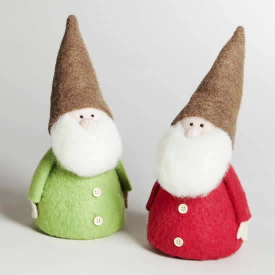 Lindos gnomos de feltro