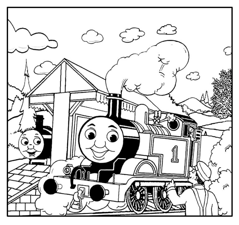 30+ Desenhos para colorir de Thomas e Seus Amigos - Dicas Práticas
