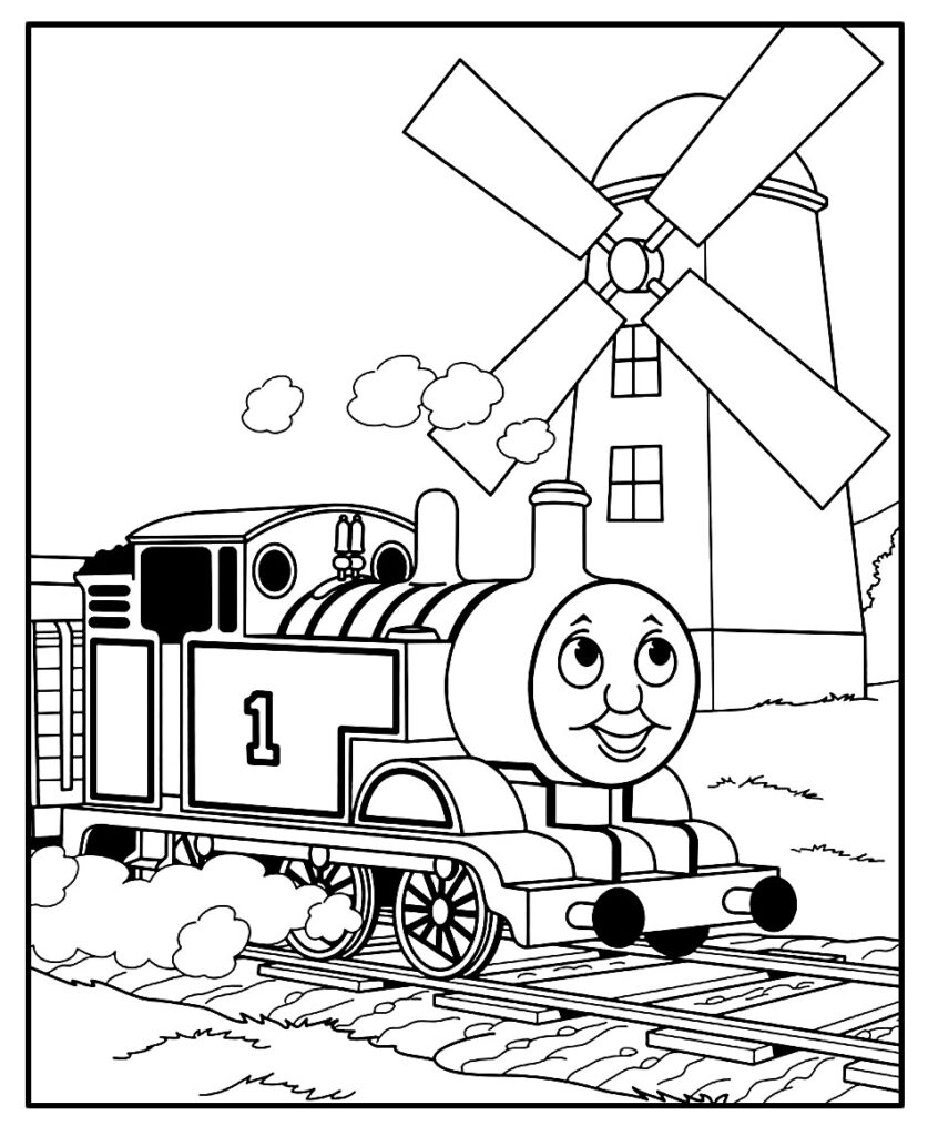 30+ Desenhos para colorir de Thomas e Seus Amigos - Dicas Práticas
