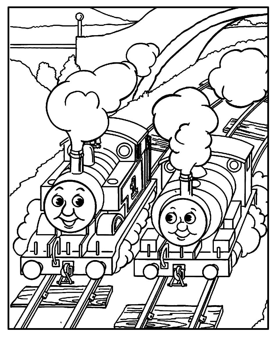 Desenho de Thomas de Thomas e seus amigos para Colorir - Colorir.com