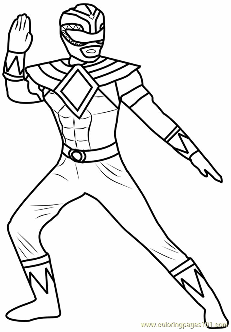 Desenho de Power Ranger