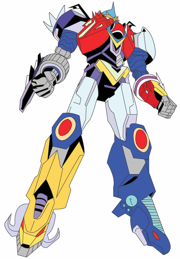 Desenho do Megazord - Power Rangers