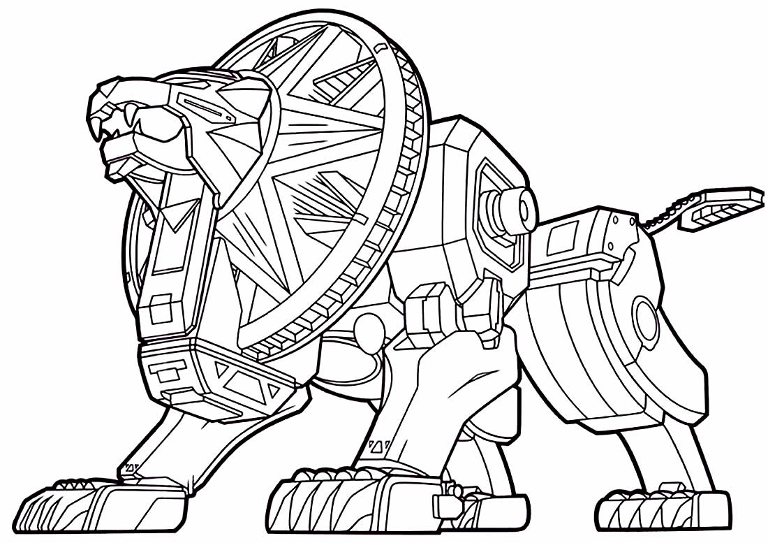 Desenho de Power Rangers para pintar