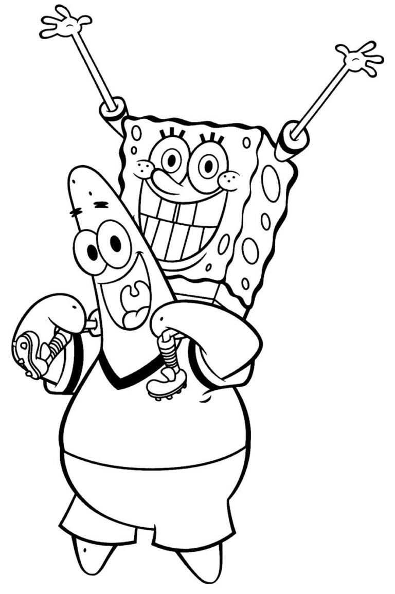 50+ Desenhos de Bob Esponja para imprimir e colorir - Dicas Práticas