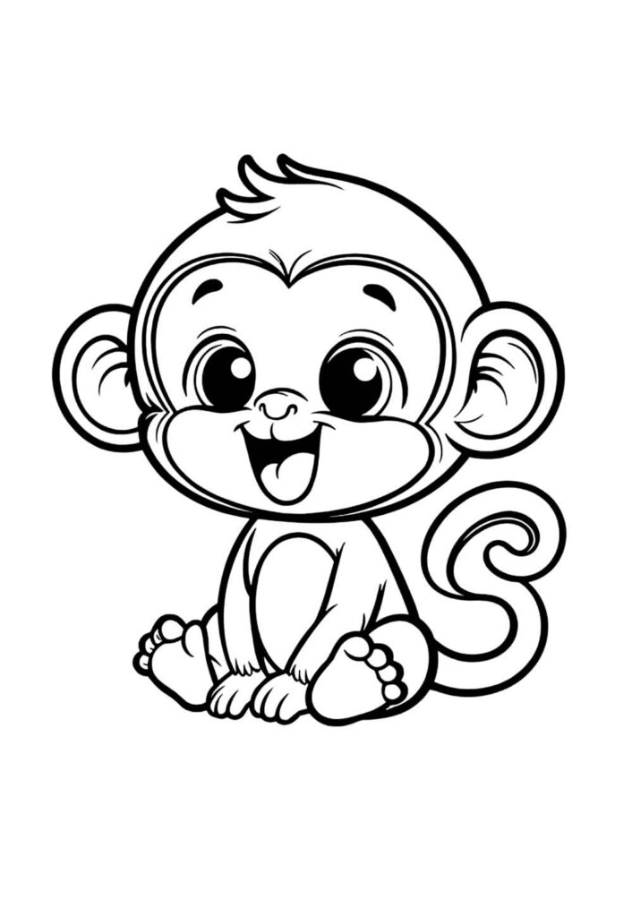 Desenho de Macaco