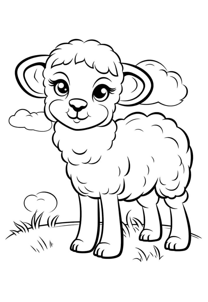 Desenho de Ovelha