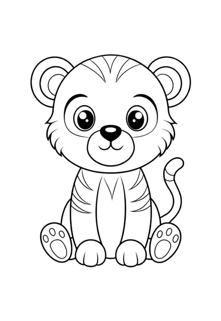 Desenho de Tigre