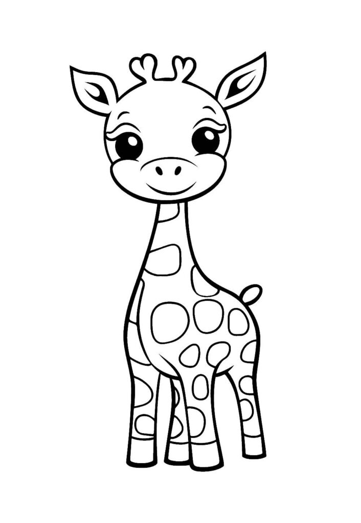 Desenho de Girafa