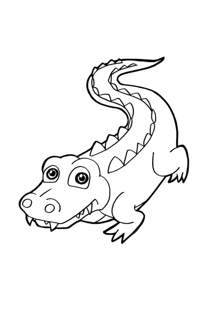 Desenho de Jacaré