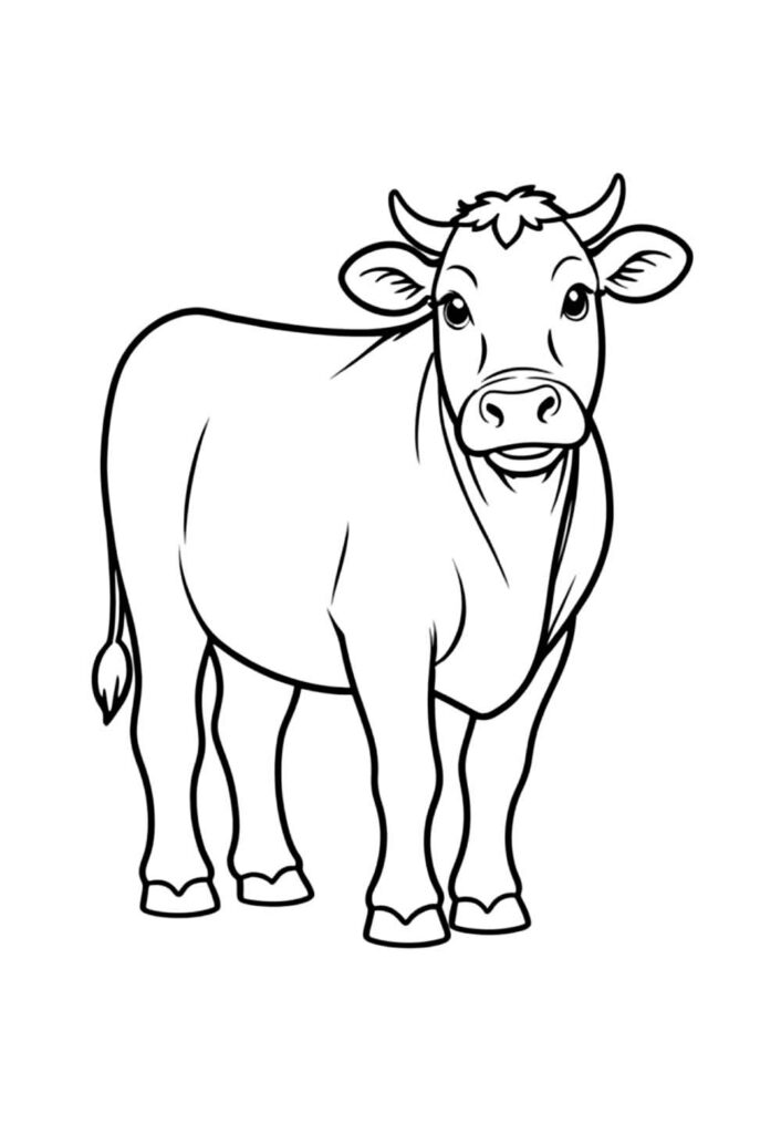 Desenho de Vaca