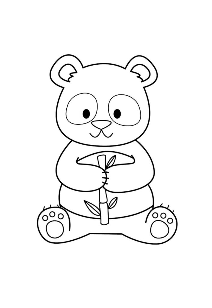 Desenho de Panda