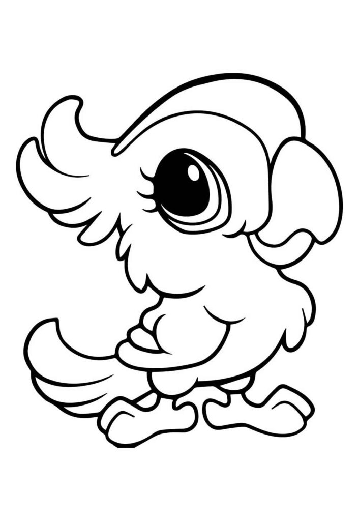Desenho de Papagaio