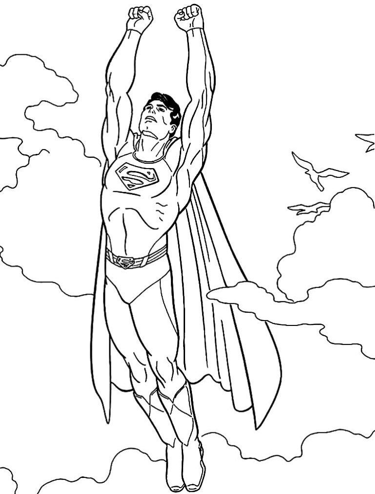 60+ Desenhos do Super-Homem para colorir - Dicas Práticas
