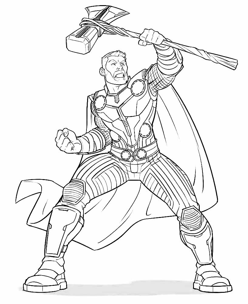 Desenho de Thor