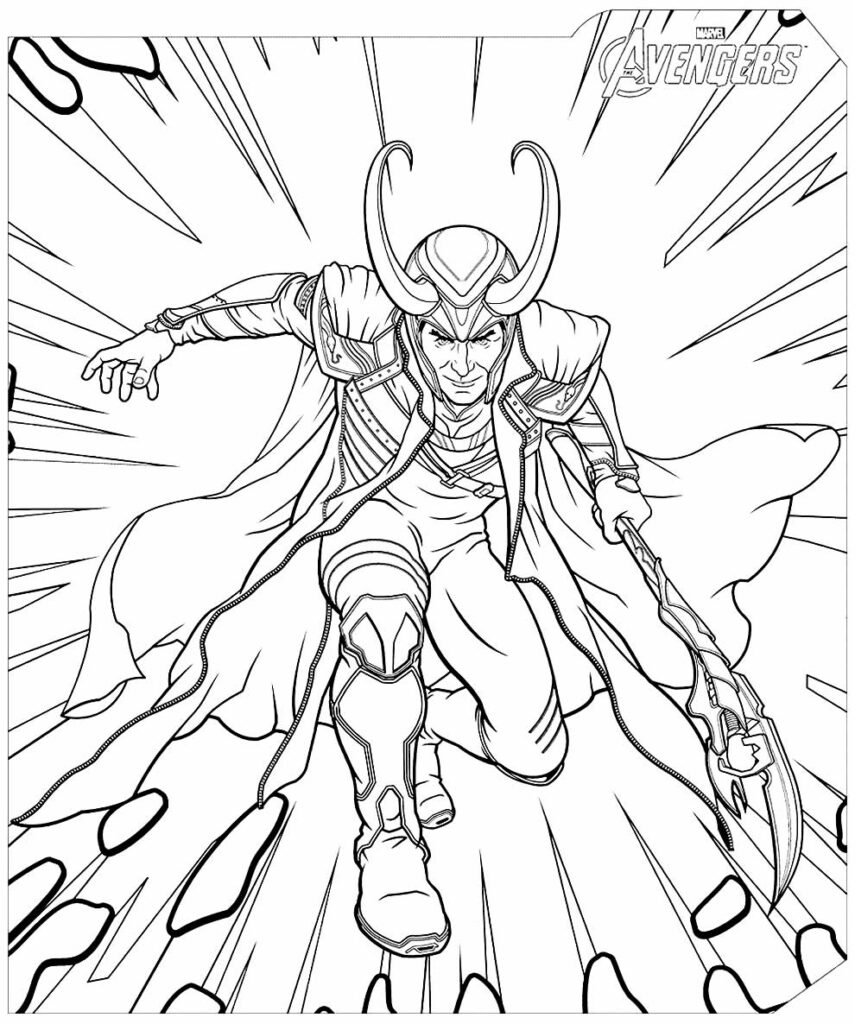 Desenho de Loki