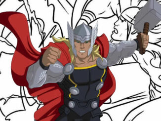Desenhos de Thor para pintar