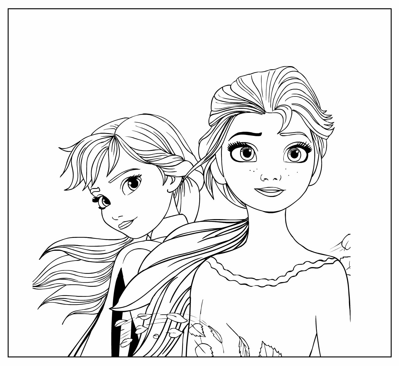 Desenhos para pintar de Frozen