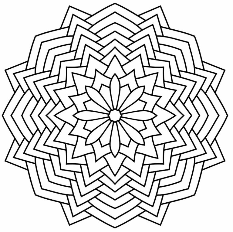 50+ Desenhos Geométricos para colorir - Dicas Práticas