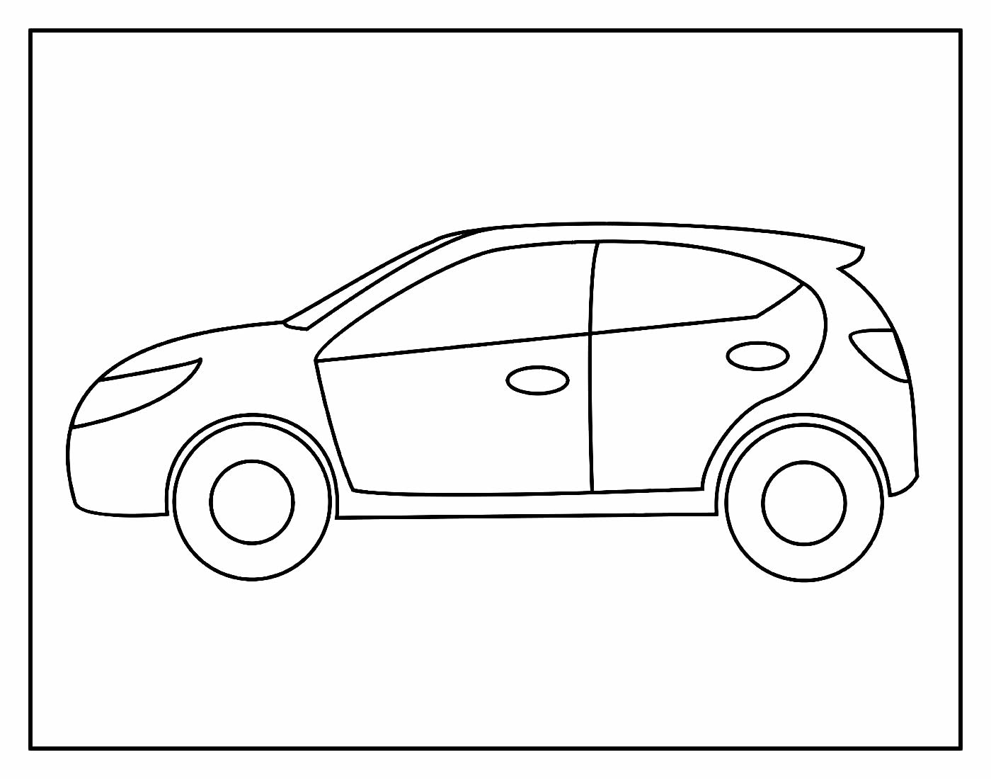 Desenho para colorir Carro