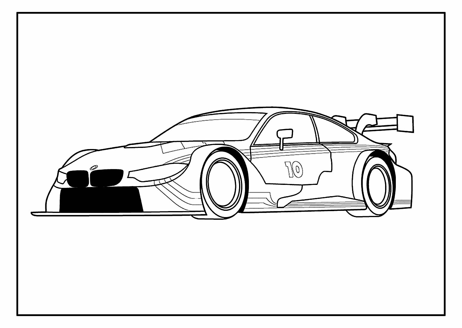 Desenho para colorir Carro