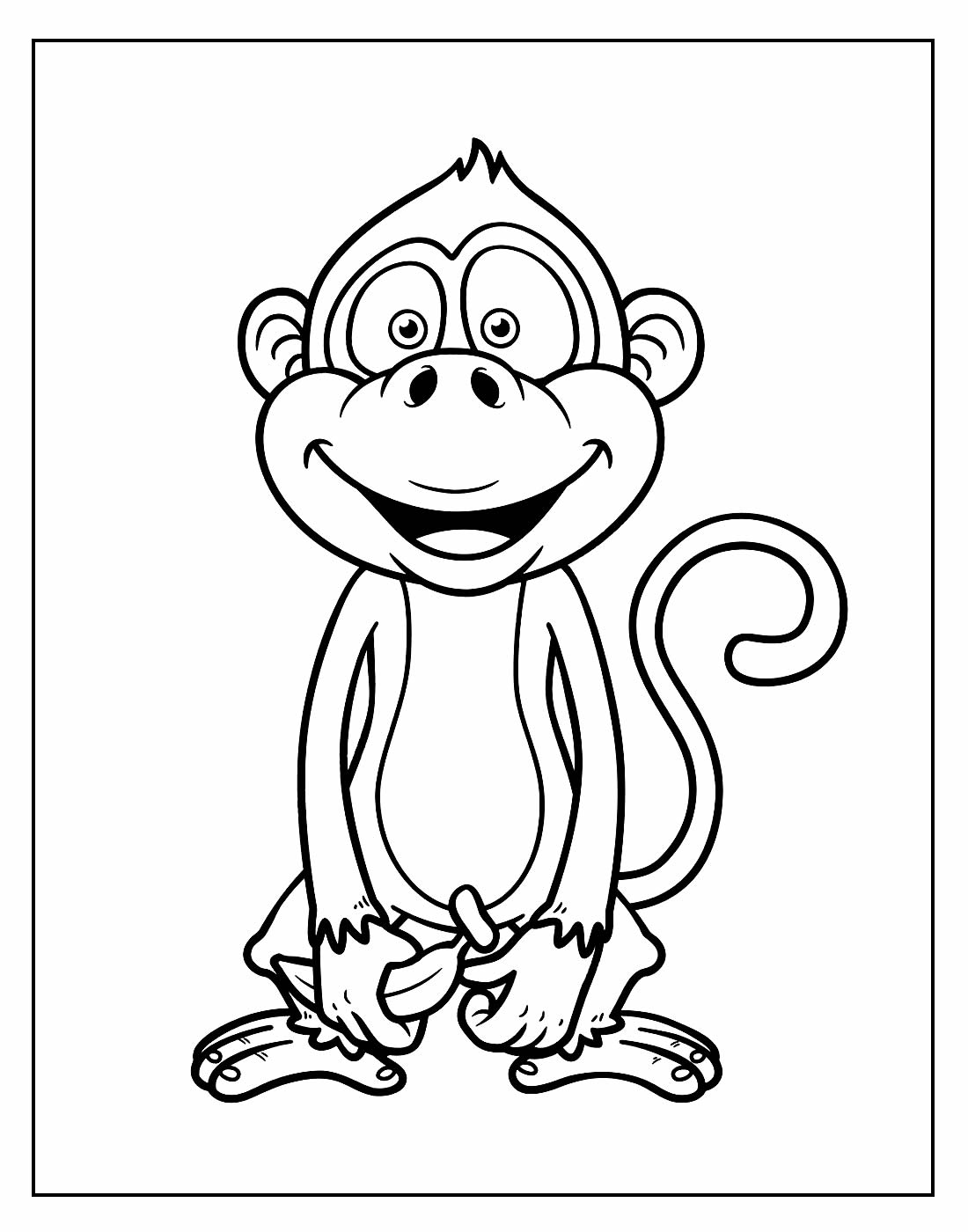 Desenho de Macaquinho