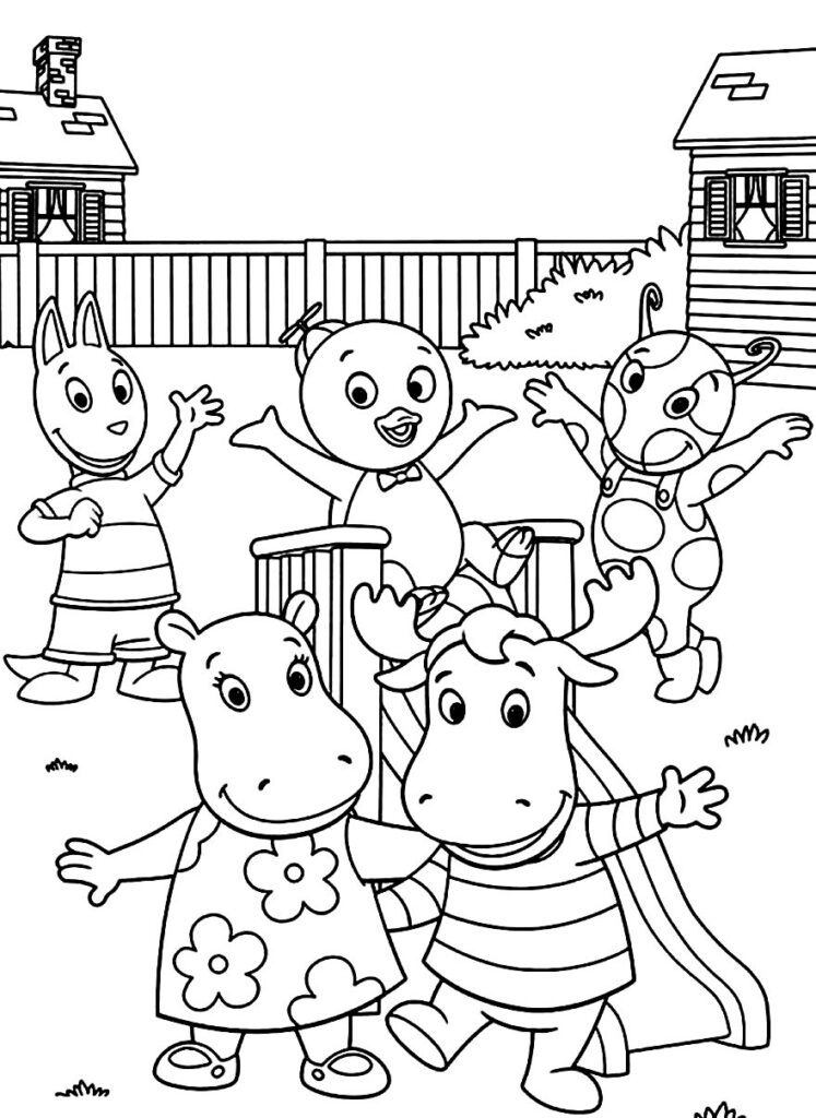50+ Desenhos dos Backyardigans para colorir - Dicas Práticas