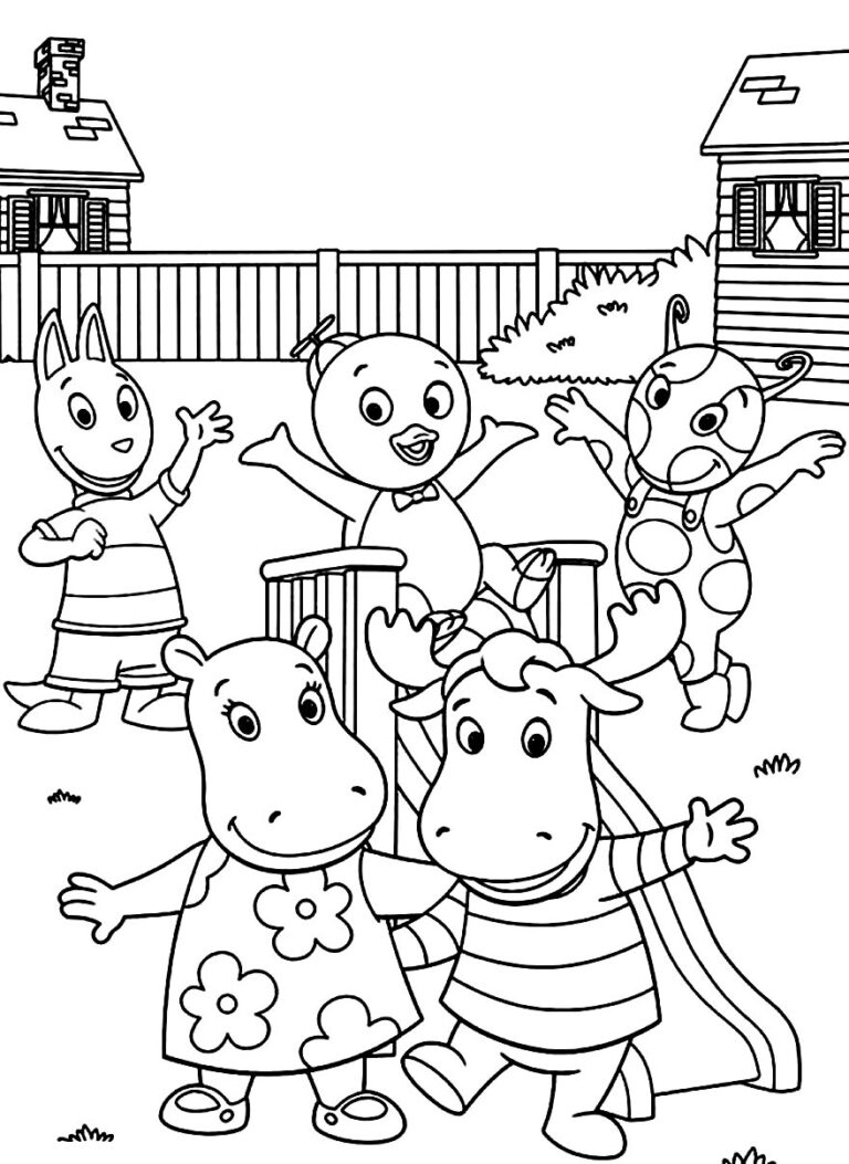 50+ Desenhos dos Backyardigans para colorir - Dicas Práticas