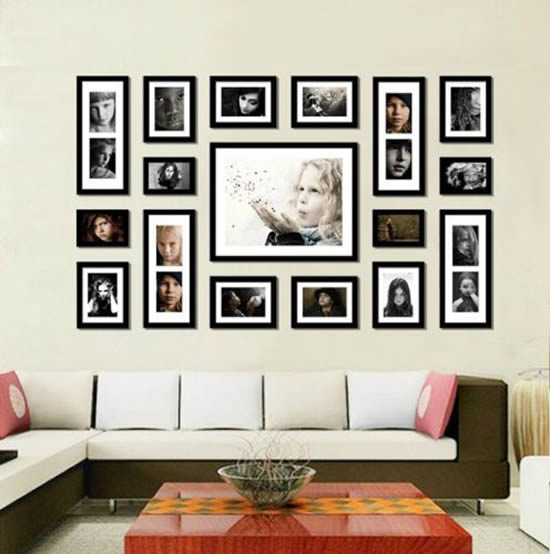 Decoração com quadros personalizados