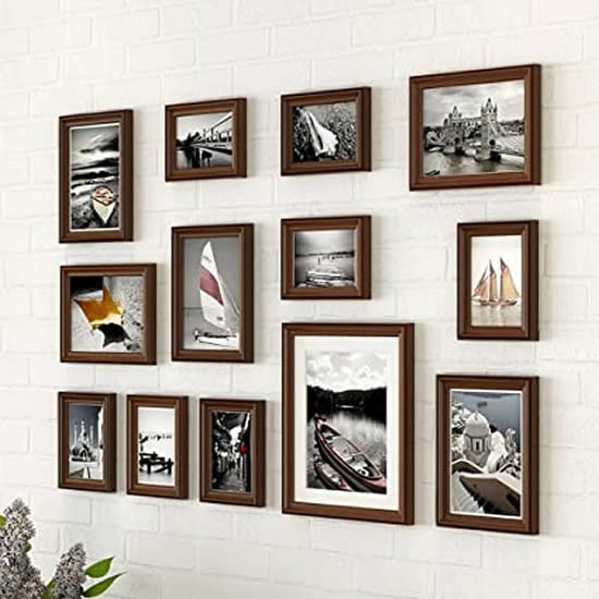 Decoração com quadros com fotos