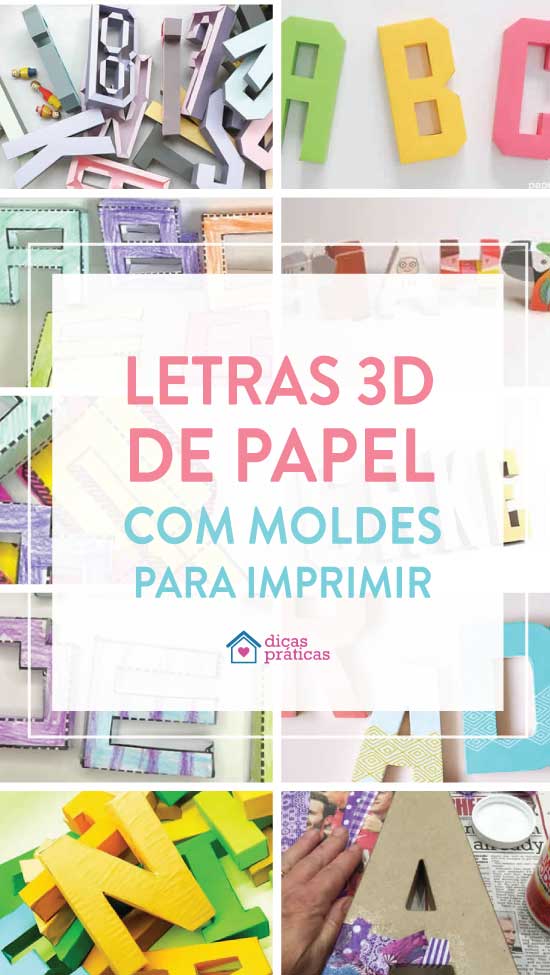 Moldes de letras para imprimir