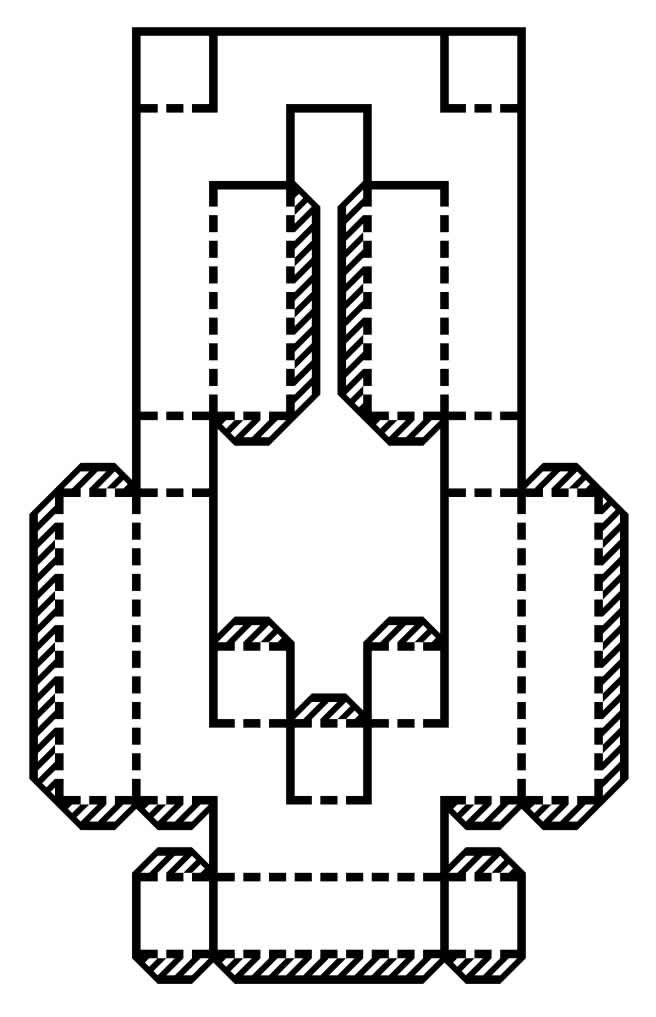 Molde do alfabeto em 3D