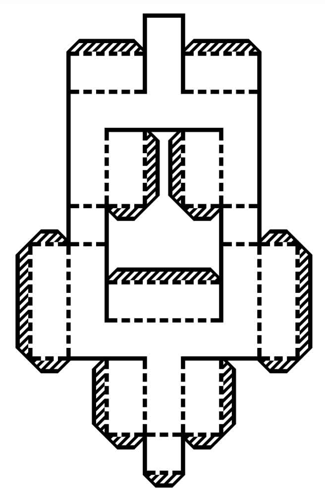 Molde de letras em 3D