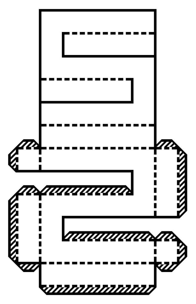 Moldes de letras em 3D